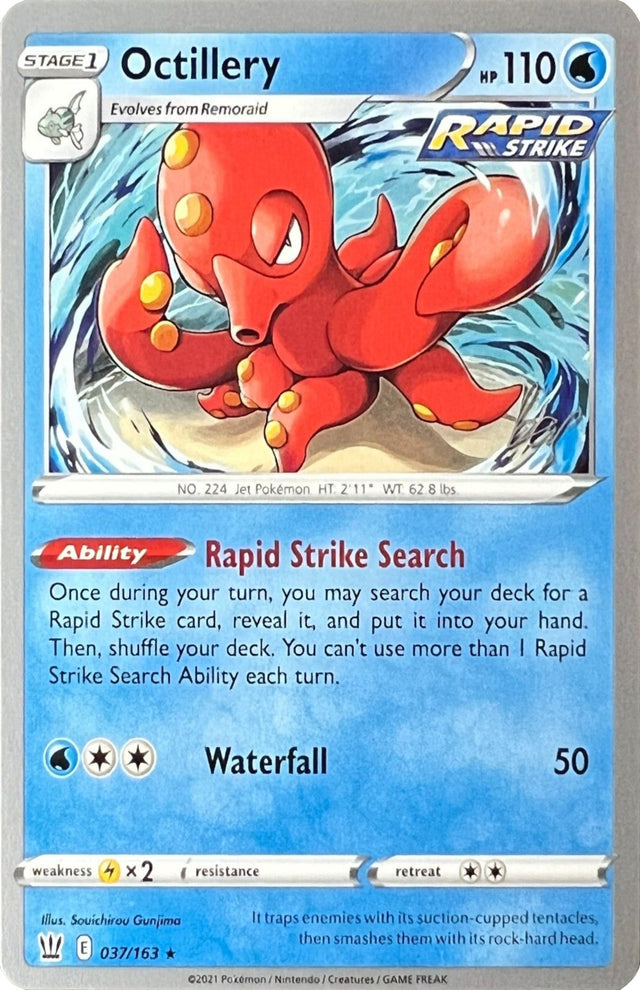 Octillery (037/163) (Cheryl Again - Sebastian Lashmet) [World Championships 2022] - PCA Designer Toys