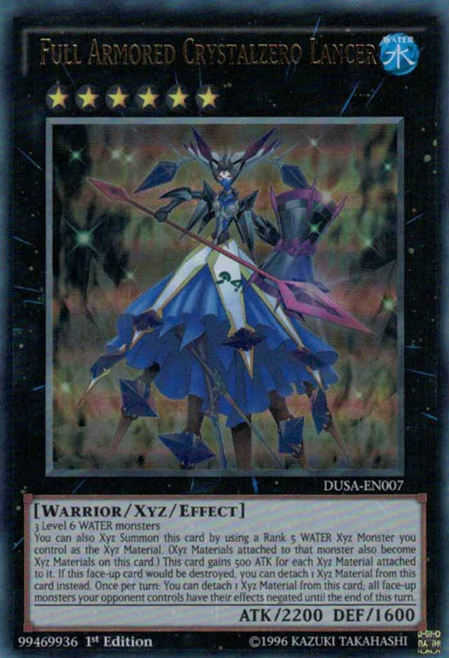 Full Armored Crystalzero Lancer [DUSA-EN007] Ultra Rare - PCA Designer Toys