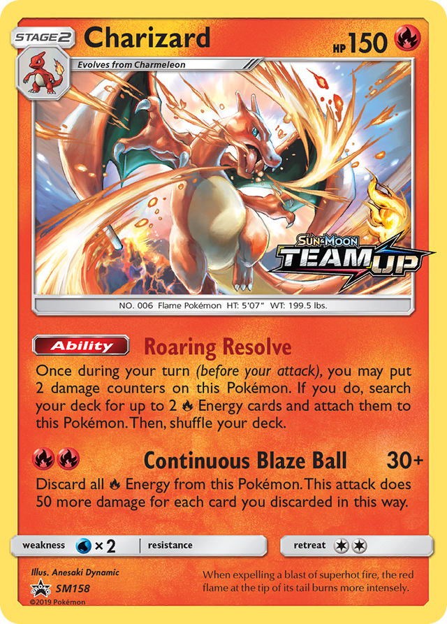 Charizard (SM158) [Sun & Moon: Black Star Promos] - PCA Designer Toys