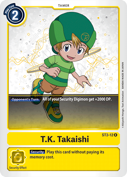 T.K. Takaishi [ST3-12] [Starter Deck: Heaven's Yellow] - PCA Designer Toys