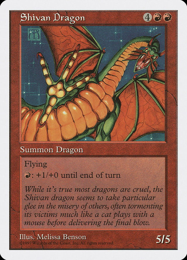 Shivan Dragon [Fifth Edition] - PCA Designer Toys