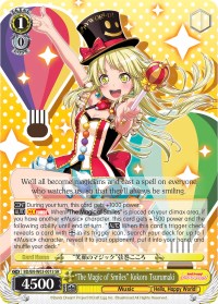 "The Magic of Smiles" Kokoro Tsurumaki (BD/EN-W03-001S SR) [BanG Dream! Girls Band Party! MULTI LIVE]