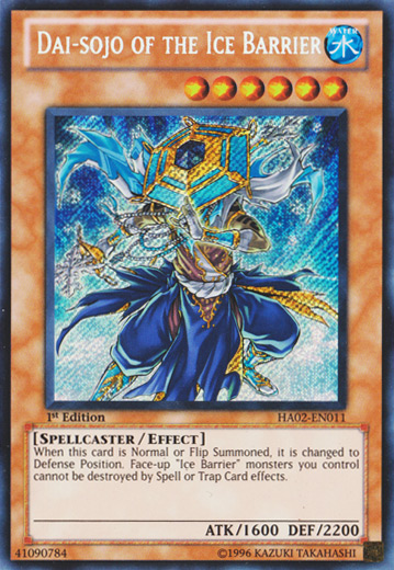 Dai-sojo of the Ice Barrier [HA02-EN011] Secret Rare - PCA Designer Toys