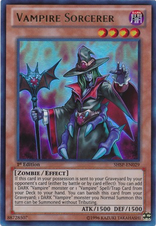 Vampire Sorcerer [SHSP-EN029] Ultra Rare - PCA Designer Toys