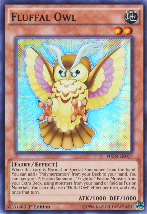 Fluffal Owl [FUEN-EN017] Super Rare - PCA Designer Toys