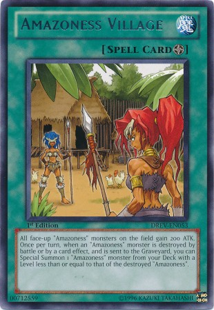 Amazoness Village [DREV-EN053] Rare - PCA Designer Toys