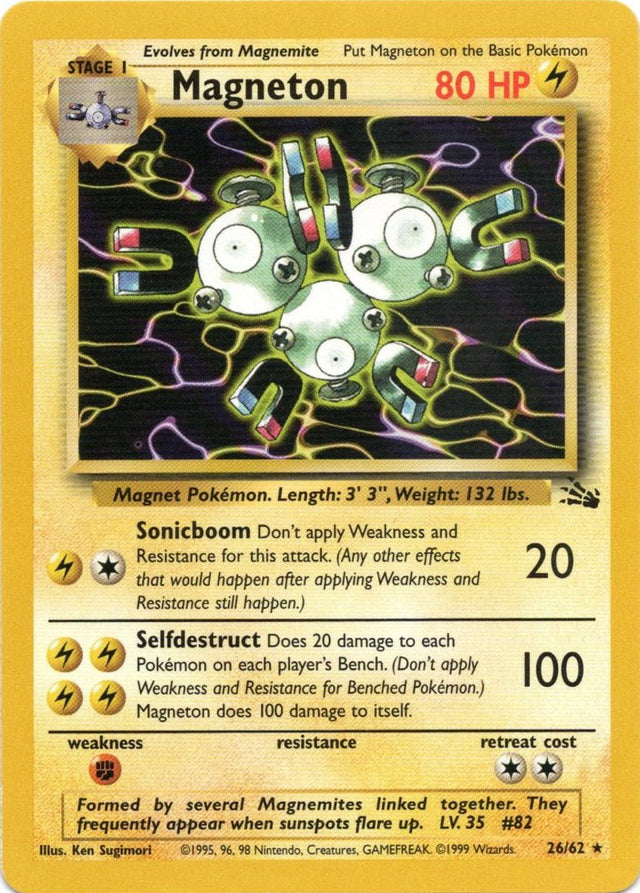 Magneton (26/62) [Fossil Unlimited] - PCA Designer Toys