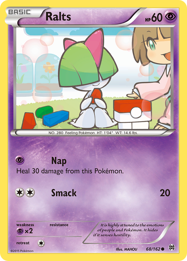 Ralts (68/162) [XY: BREAKthrough] - PCA Designer Toys