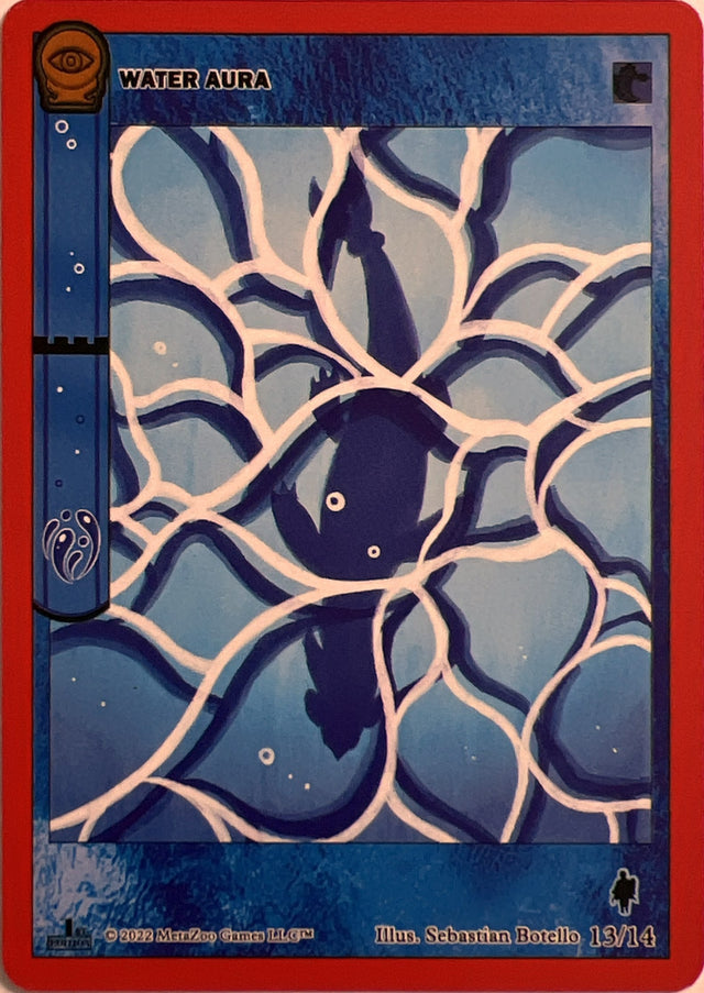 Water Aura (The Gray Man) [Seance: First Edition Release Event Deck] - PCA Designer Toys