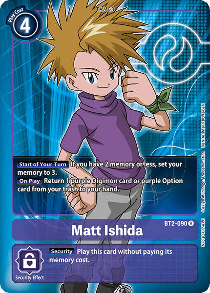 Matt Ishida [BT2-090] (Buy-A-Box Promo) [Release Special Booster Ver.1.0 Promos] - PCA Designer Toys