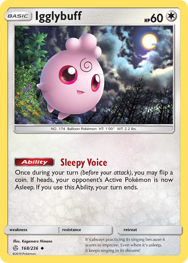 Igglybuff (168/236) [Sun & Moon: Cosmic Eclipse] - PCA Designer Toys