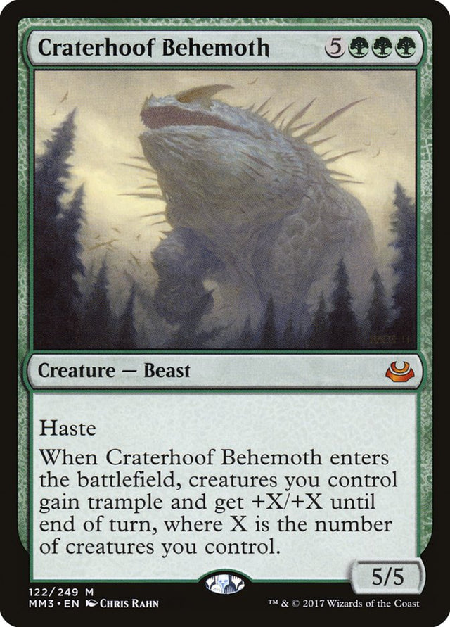 Craterhoof Behemoth [Modern Masters 2017] - PCA Designer Toys