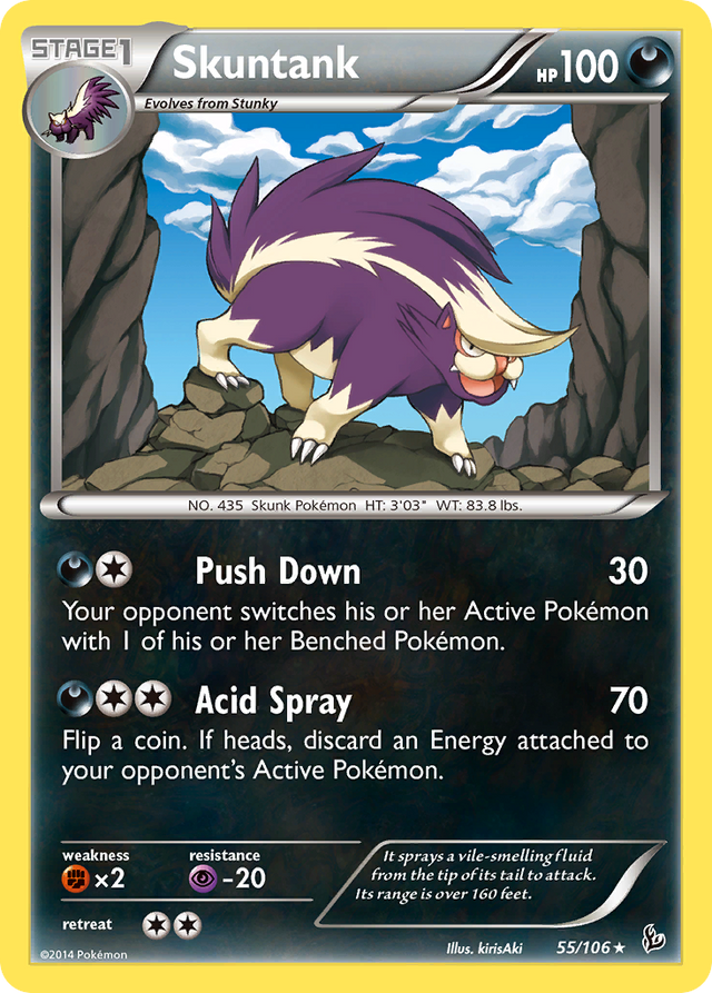 Skuntank (55/106) [XY: Flashfire] - PCA Designer Toys