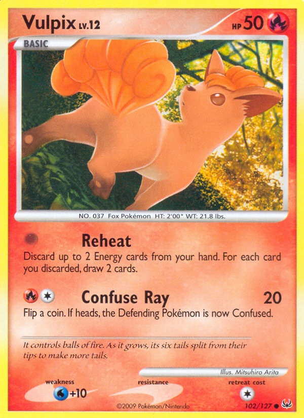 Vulpix (102/127) [Platinum: Base Set] - PCA Designer Toys