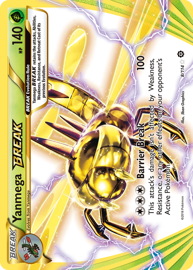 Yanmega BREAK (8/114) [XY: Steam Siege] - PCA Designer Toys
