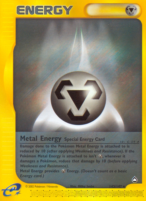 Metal Energy (143/147) [Aquapolis] - PCA Designer Toys