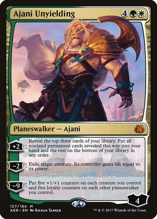 Ajani Unyielding [Aether Revolt] - PCA Designer Toys