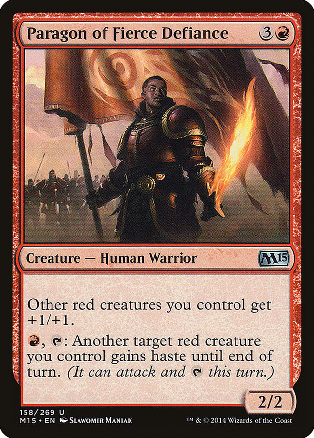 Paragon of Fierce Defiance [Magic 2015] - PCA Designer Toys