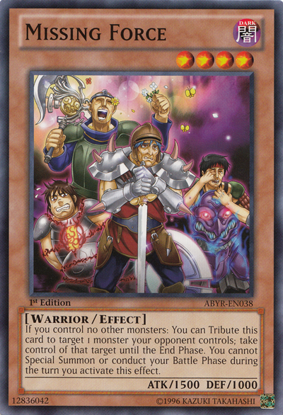 Missing Force [ABYR-EN038] Common - PCA Designer Toys