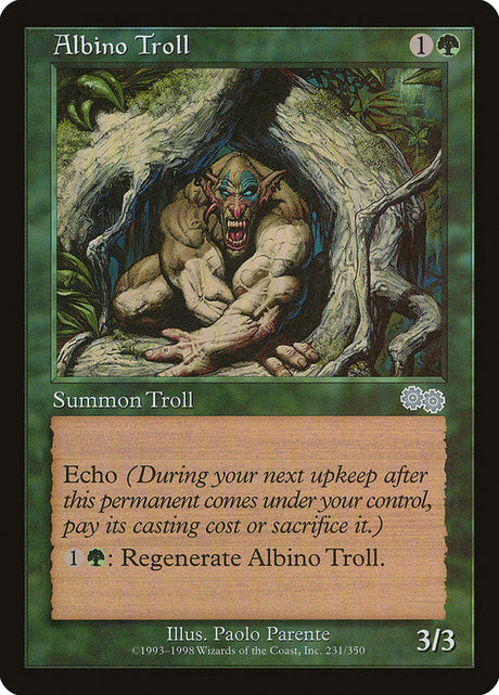 Albino Troll [Urza's Saga] - PCA Designer Toys