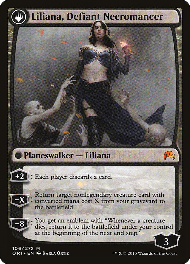 Liliana, Heretical Healer // Liliana, Defiant Necromancer [Magic Origins] - PCA Designer Toys