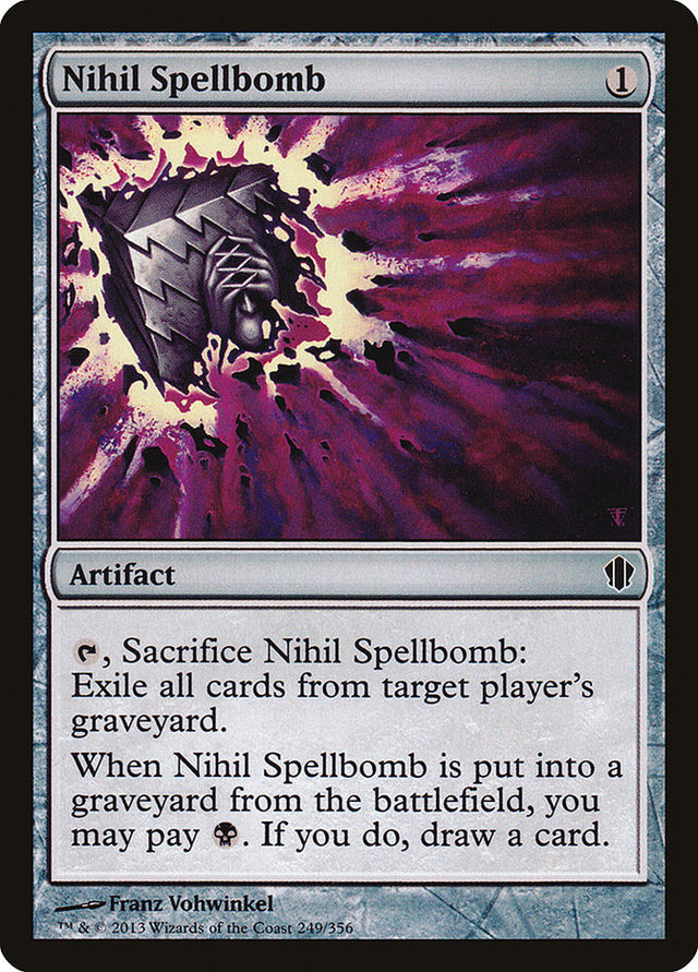 Nihil Spellbomb [Commander 2013] - PCA Designer Toys