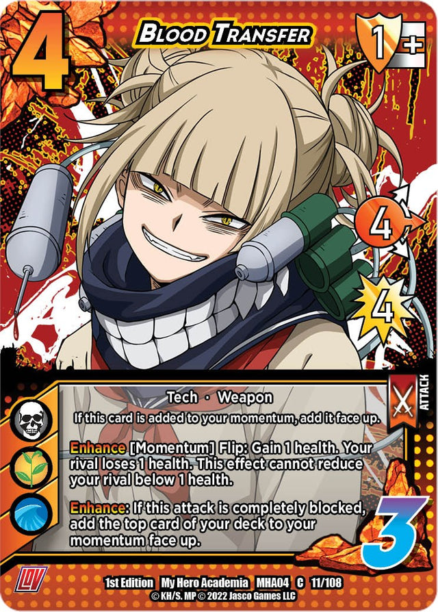 Blood Transfer [League of Villains]
