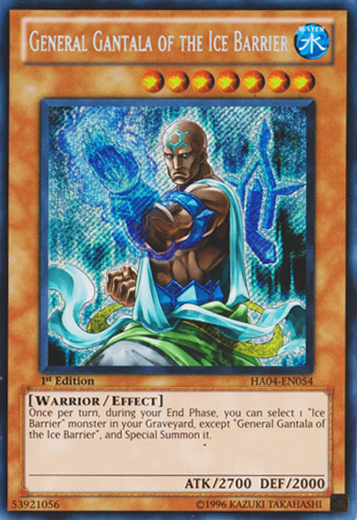 General Gantala of the Ice Barrier [HA04-EN054] Secret Rare - PCA Designer Toys