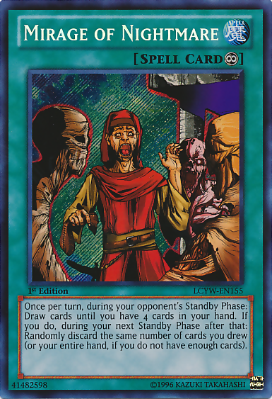 Mirage of Nightmare [LCYW-EN155] Secret Rare - PCA Designer Toys