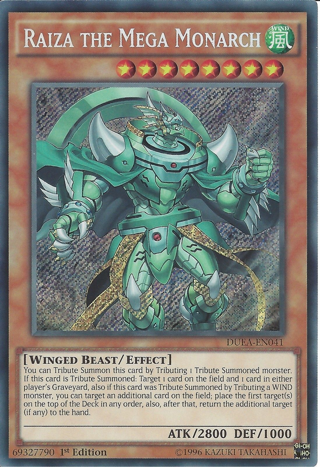 Raiza the Mega Monarch [DUEA-EN041] Secret Rare - PCA Designer Toys