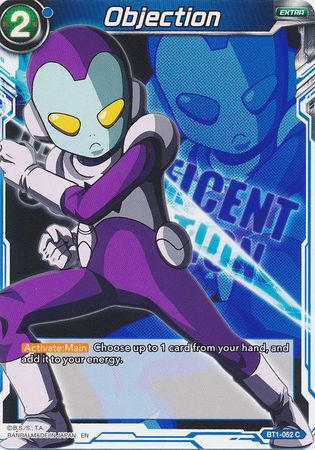 Objection (BT1-052) [Magnificent Collection Fusion Hero] - PCA Designer Toys