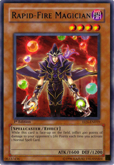 Rapid-Fire Magician [EEN-EN019] Rare - PCA Designer Toys