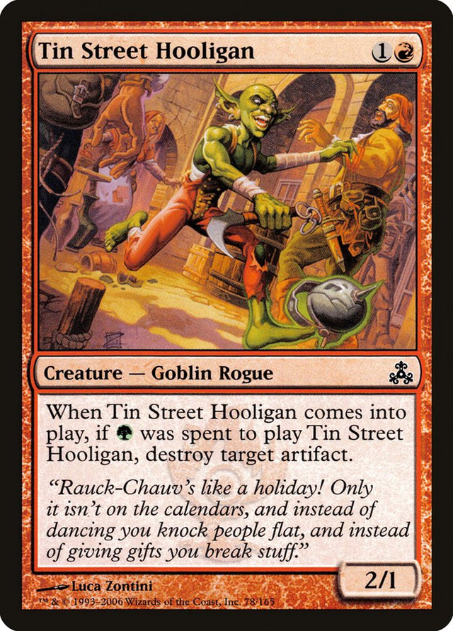 Tin Street Hooligan [Guildpact] - PCA Designer Toys