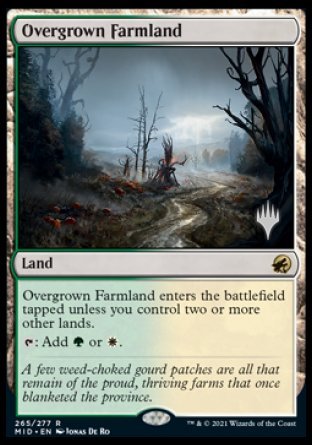 Overgrown Farmland (Promo Pack) [Innistrad: Midnight Hunt Promos] - PCA Designer Toys