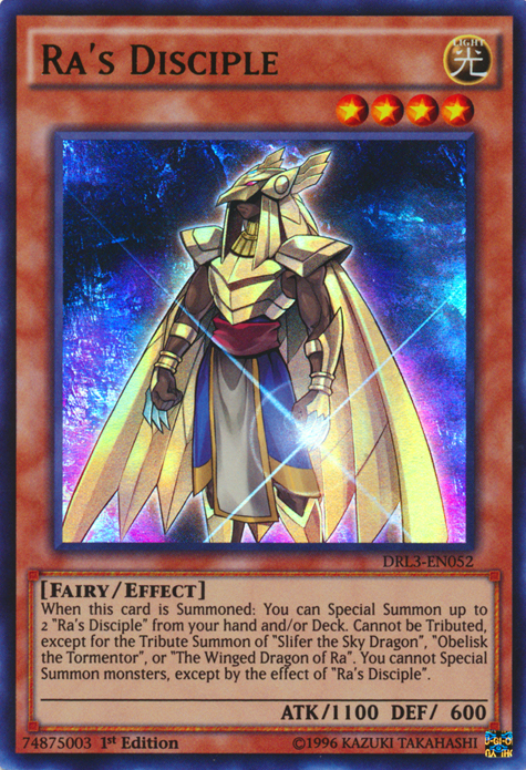 Ra's Disciple [DRL3-EN052] Ultra Rare - PCA Designer Toys