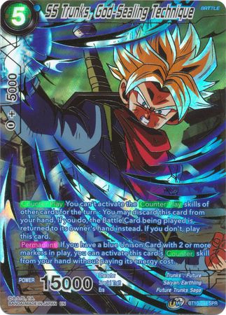 SS Trunks, God-Sealing Technique (SPR) (BT10-044) [Rise of the Unison Warrior] - PCA Designer Toys