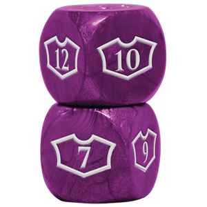 Ultra PRO: Loyalty Dice Set - 22MM Deluxe with 7-12 (Swamp)