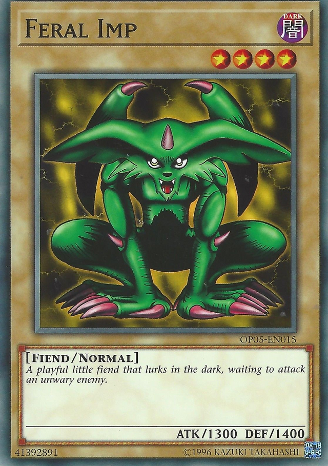 Feral Imp [OP05-EN015] Short Print - PCA Designer Toys