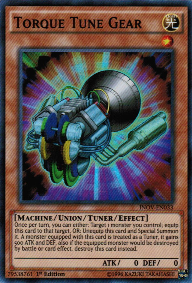 Torque Tune Gear [INOV-EN033] Super Rare - PCA Designer Toys