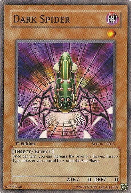 Dark Spider [SOVR-EN015] Common - PCA Designer Toys