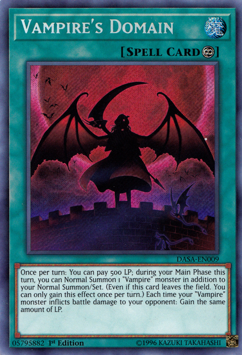 Vampire's Domain [DASA-EN009] Secret Rare - PCA Designer Toys