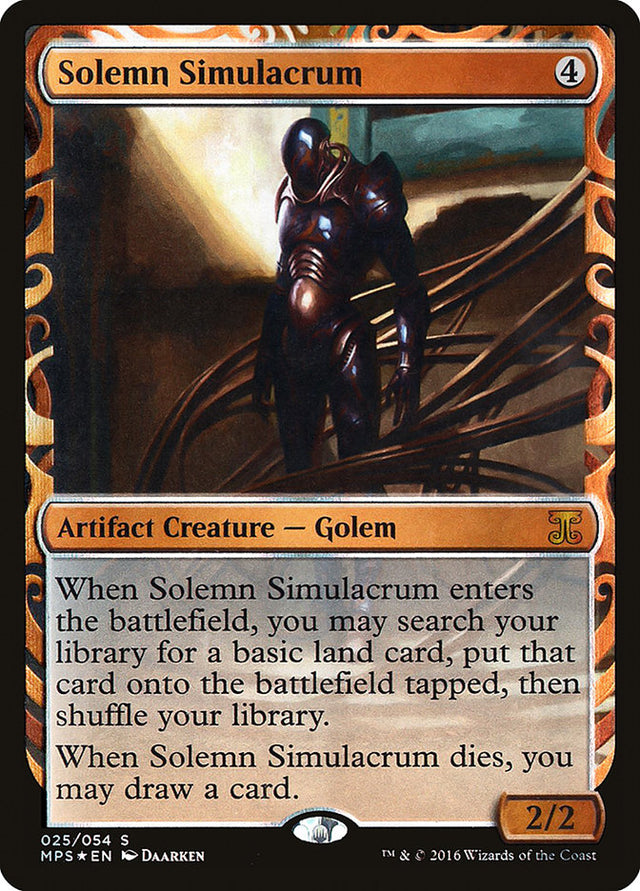Solemn Simulacrum [Kaladesh Inventions] - PCA Designer Toys