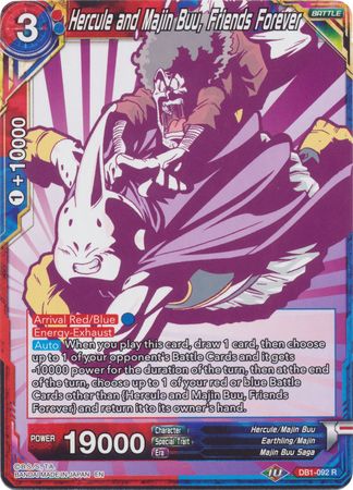 Hercule and Majin Buu, Friends Forever (Alternate Art) (DB1-092) [Special Anniversary Set 2020] - PCA Designer Toys