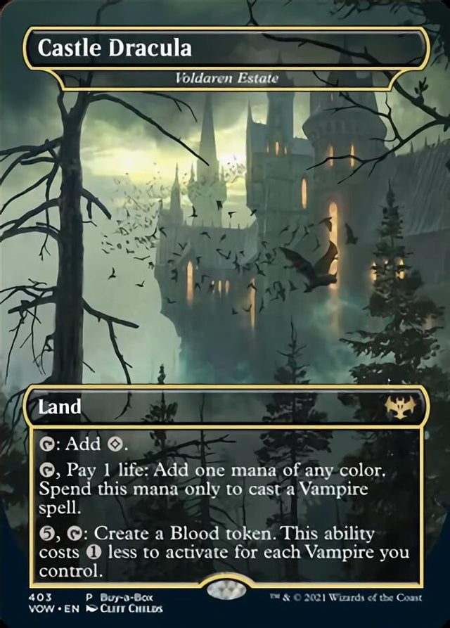 Voldaren Estate - Castle Dracula (Buy-A-Box) [Innistrad: Crimson Vow] - PCA Designer Toys