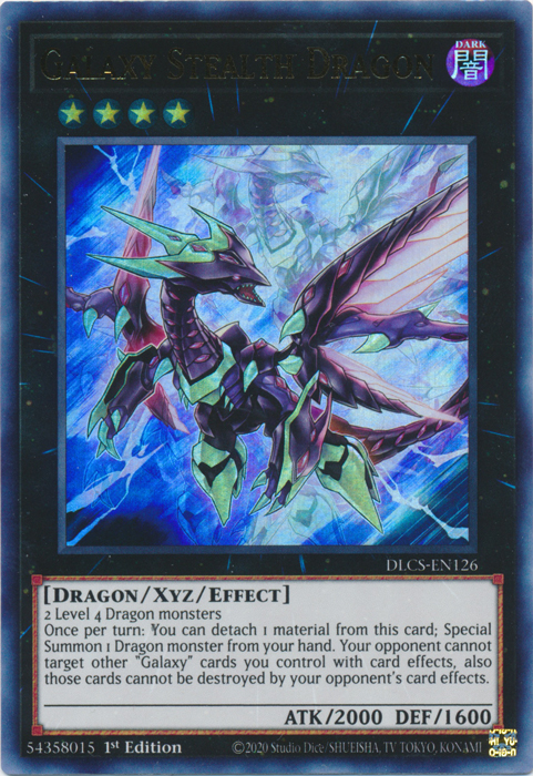 Galaxy Stealth Dragon [DLCS-EN126] Ultra Rare - PCA Designer Toys