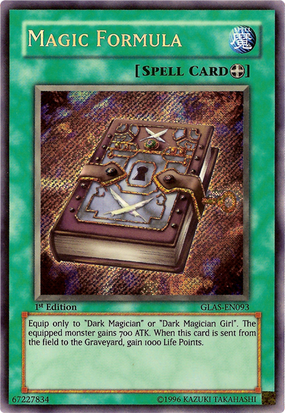 Magic Formula [GLAS-EN093] Secret Rare - PCA Designer Toys