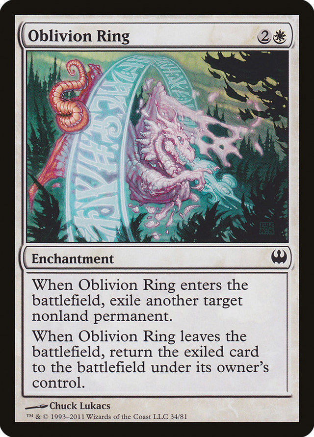 Oblivion Ring [Duel Decks: Knights vs. Dragons] - PCA Designer Toys