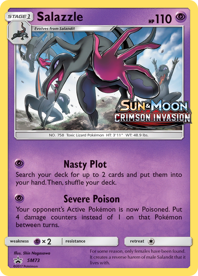 Salazzle (SM73) [Sun & Moon: Black Star Promos] - PCA Designer Toys