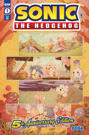Sonic the Hedgehog: #1 5th Anniversary Edition Variant RI (Thomas) [1:10 Ratio Variant]