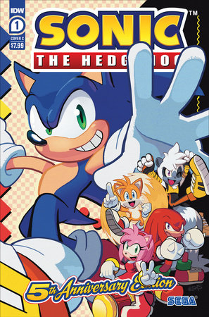 Sonic the Hedgehog: #1 5th Anniversary Edition Variant C (Herms)